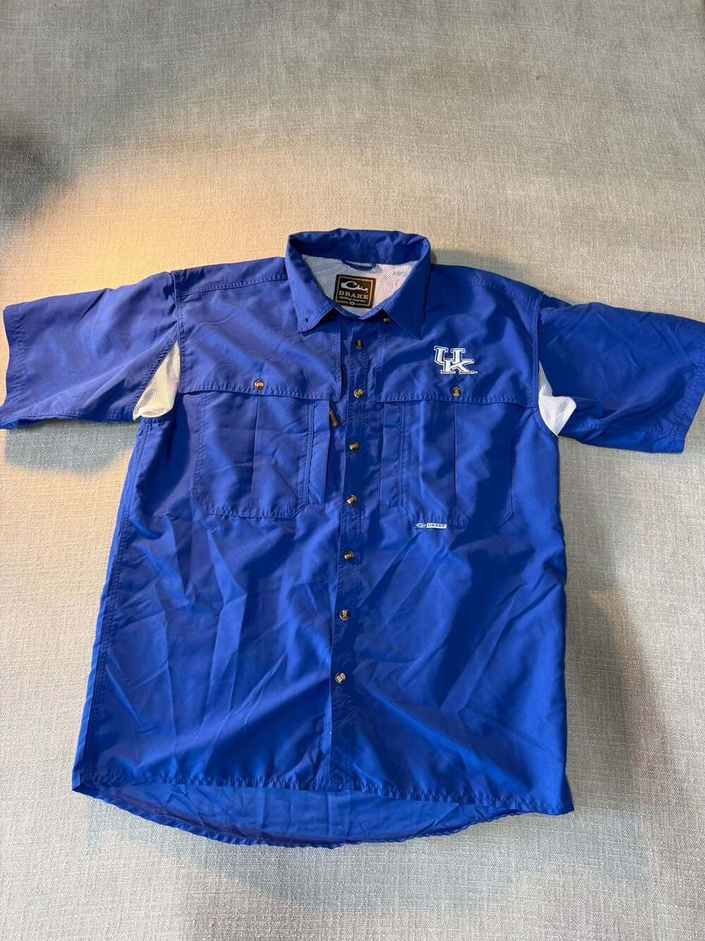 Drake Clothing Company University of Kentucky UK Fishing Shirt